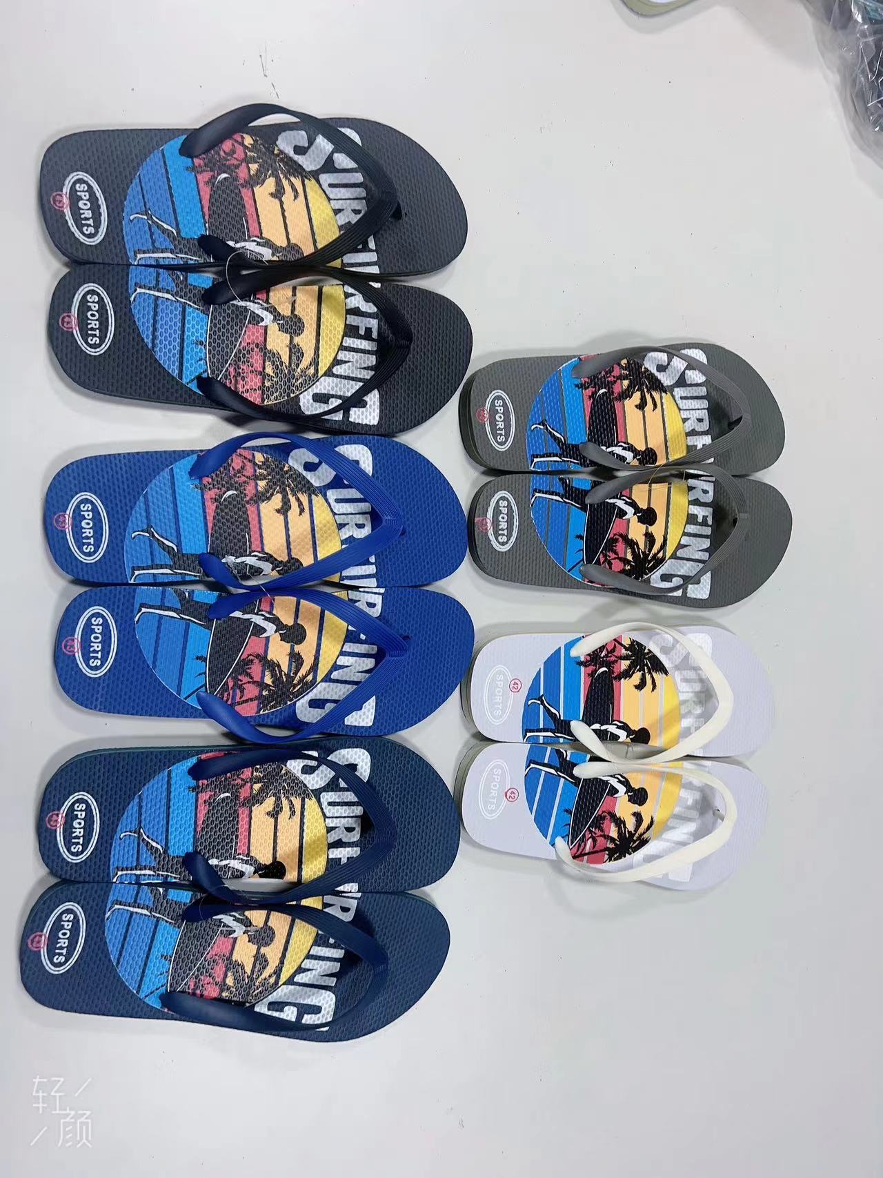 Flip-flops Slip-on flip-flops Men's and women's summer beach shoes