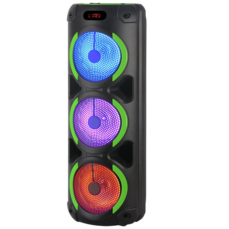 新款8寸无线蓝牙音箱双喇叭户外大音量广场舞多功能音响