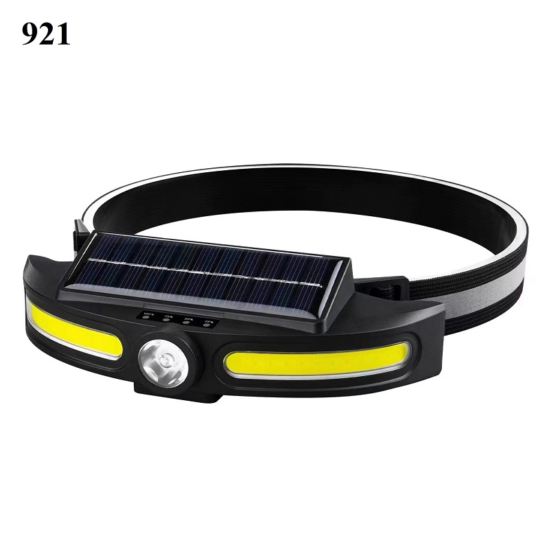 Outdoor headlamps, emergency lighting, fishing lamps, high-brightness headlamps, solar charging outdoor lamps, multi-functional ultra-bright outdoor headlamps, waterproof fishing lamps, 920 headlamps, 921 fishing lamps, bicycle lamps Application Scenario
