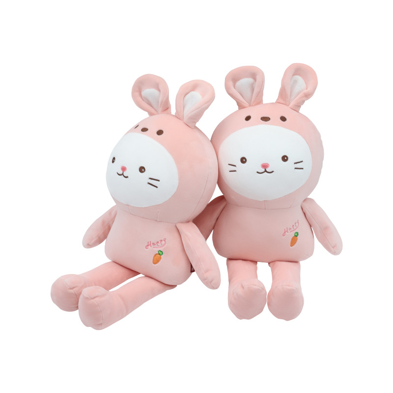 Cute cartoon animal rabbit throw pillows, Kanglewu plush toys, custom-made pic 4