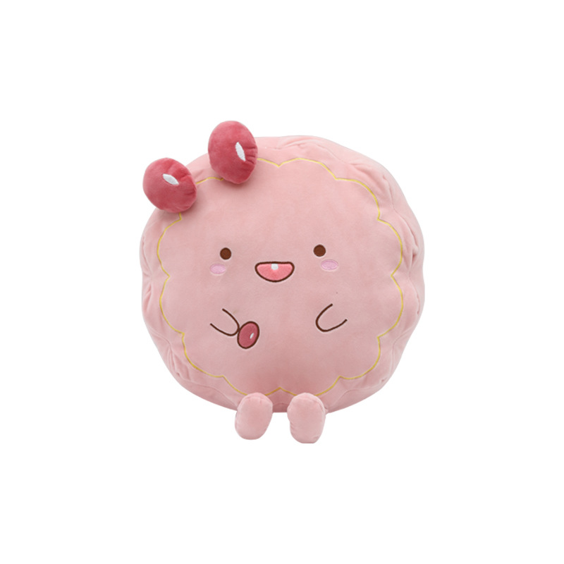 Cartoon cute cookie throw pillows, Kanglewu stuffed cotton plush toys, children's dolls, custom-made Item Picture