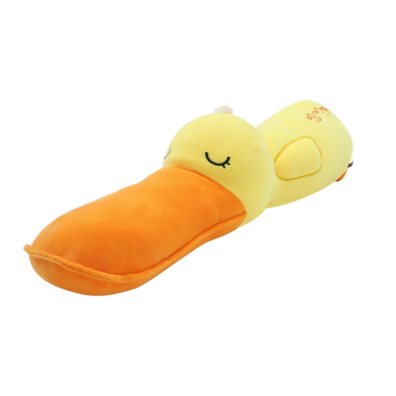 Customized cartoon cute duck throw pillows, Kanglewu cotton stuffed plush toys, children's dolls, and custom-made dolls from the manufacturer Item Picture