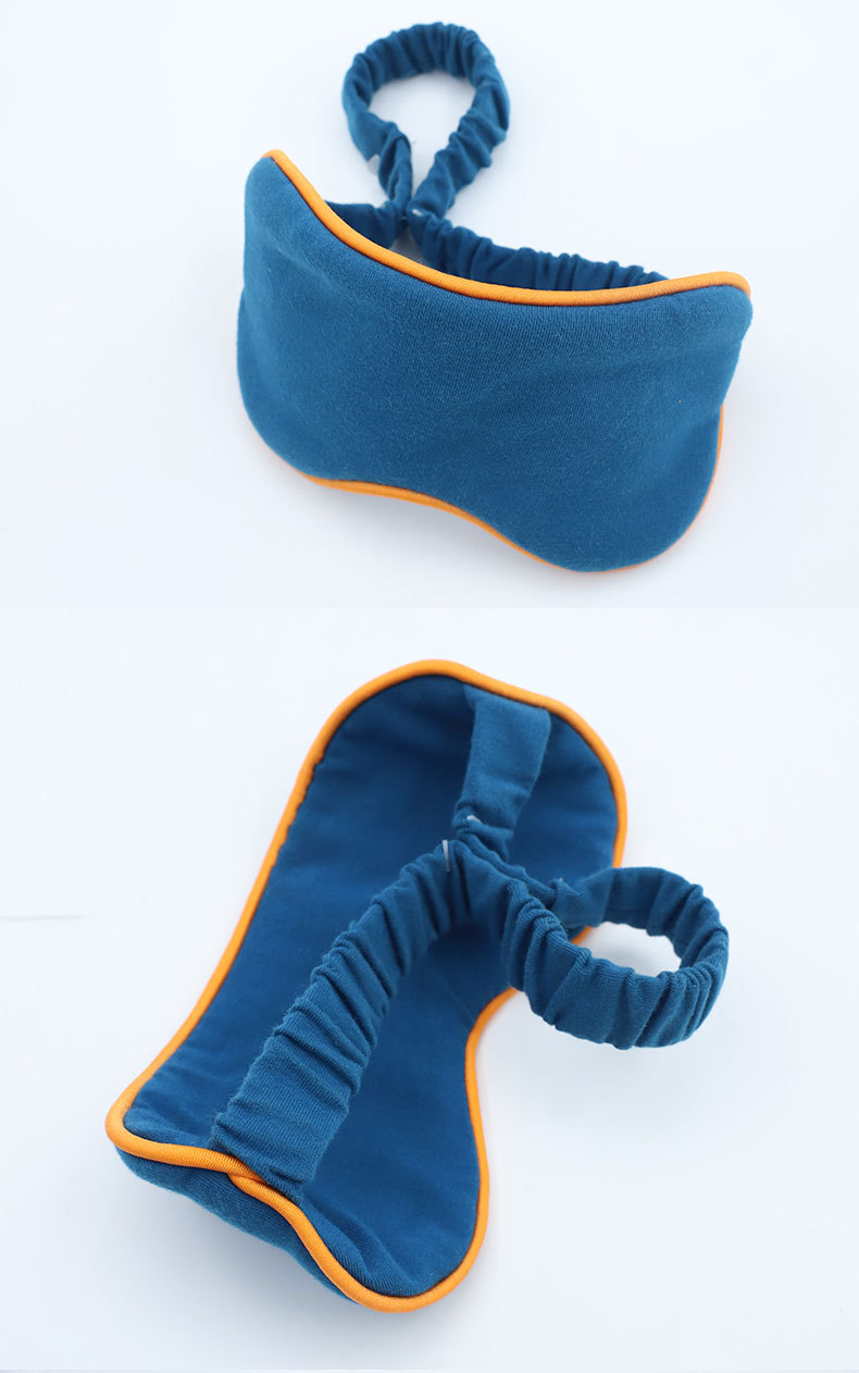 Hoodie fabric eye mask neck pillow, simple and modern memory foam U-shaped pillow, Kanglewu travel portable neck pillow order pic 9