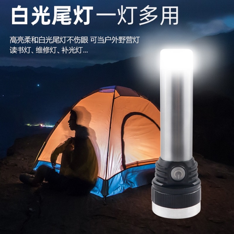 手电筒太阳能/手机电池/庭院灯户外/夹灯/头灯钓鱼灯细节图