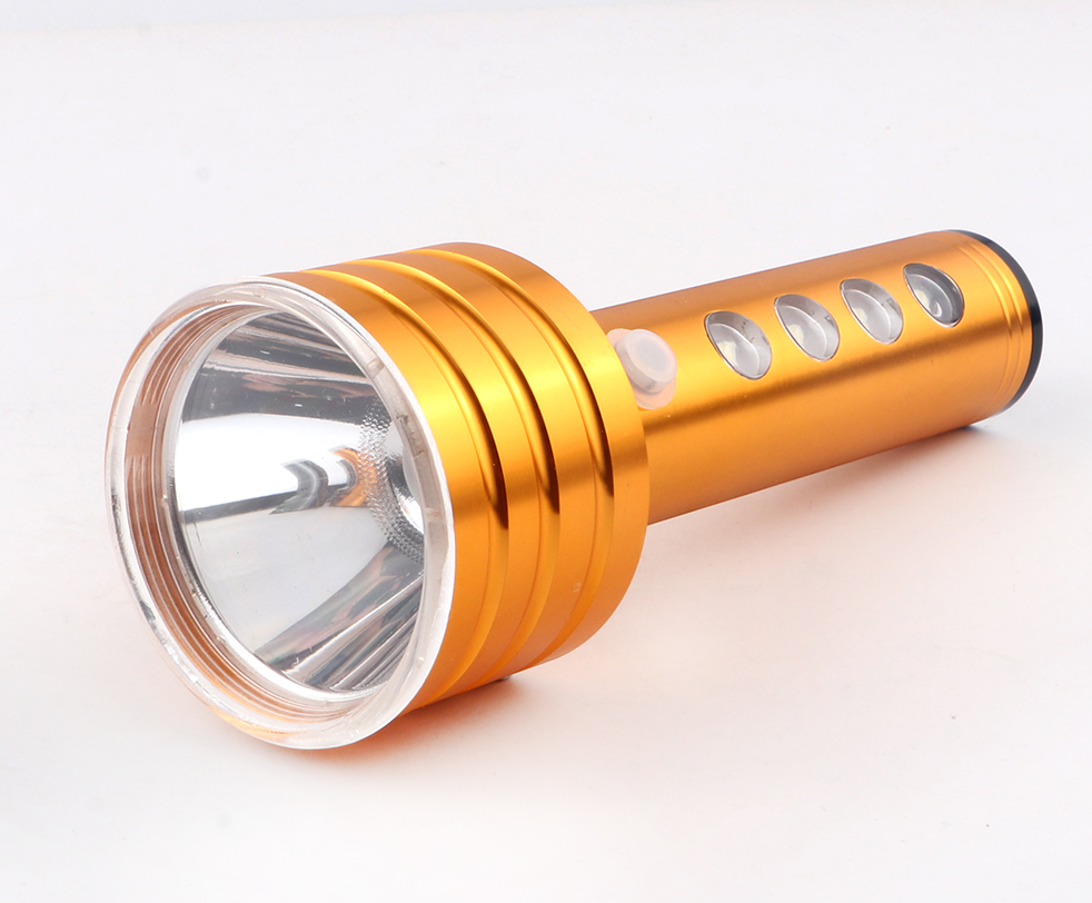 便携式强光手电LED手提探照灯户外骑行夜跑手电筒家用应急小手电筒户外探险手电筒详情9