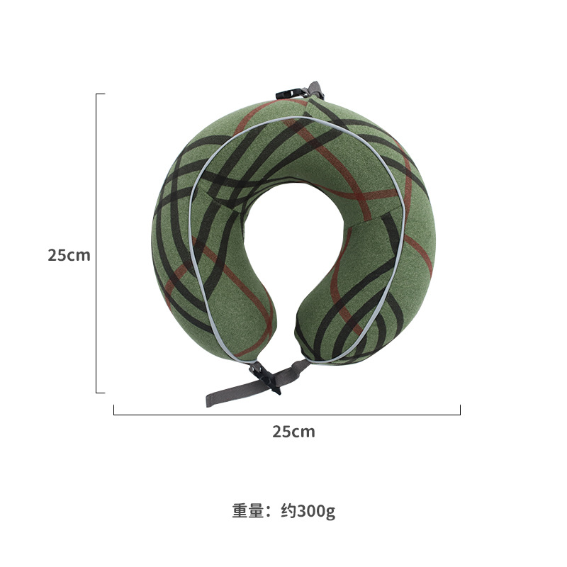 Order custom-made simple full-package height-adjustable neck pillows, memory foam U-shaped pillows, travel pillows for the Recreation house, portable neck pillows, and neck protectors Specification image