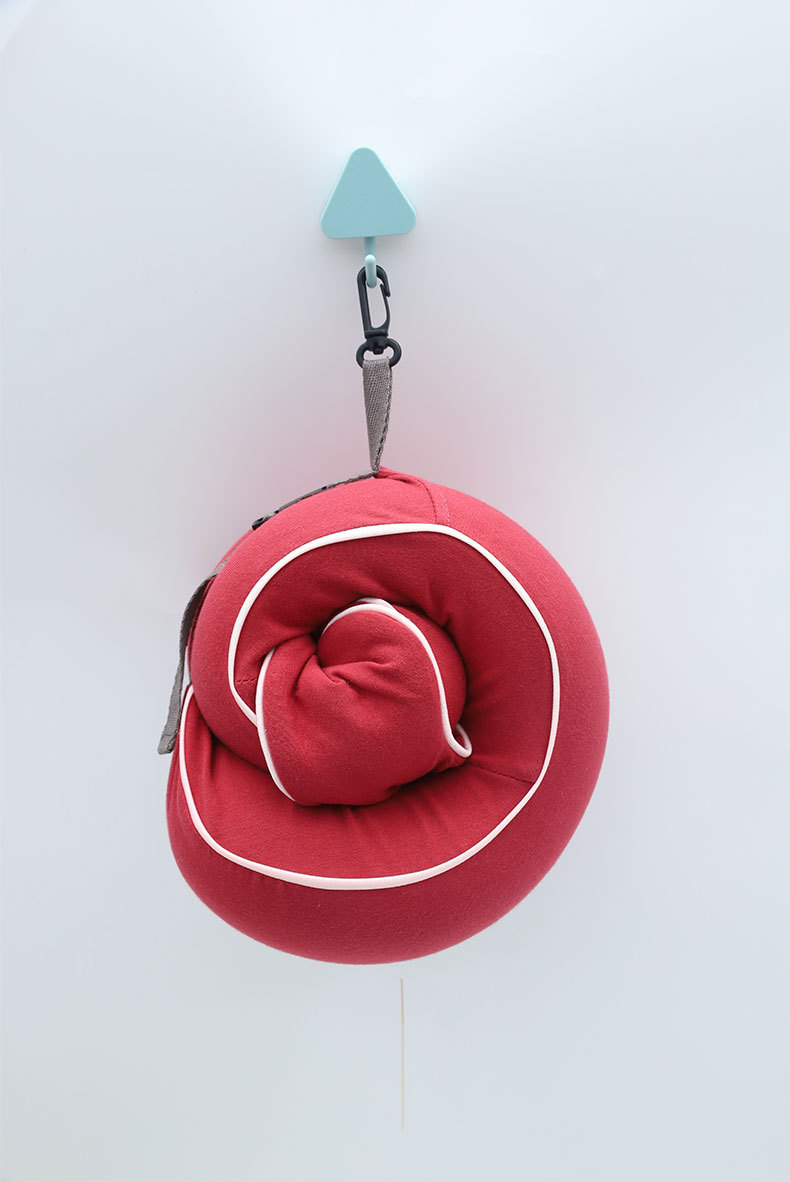 Hoodie fabric eye mask neck pillow, simple and modern memory foam U-shaped pillow, Kanglewu travel portable neck pillow order pic 10