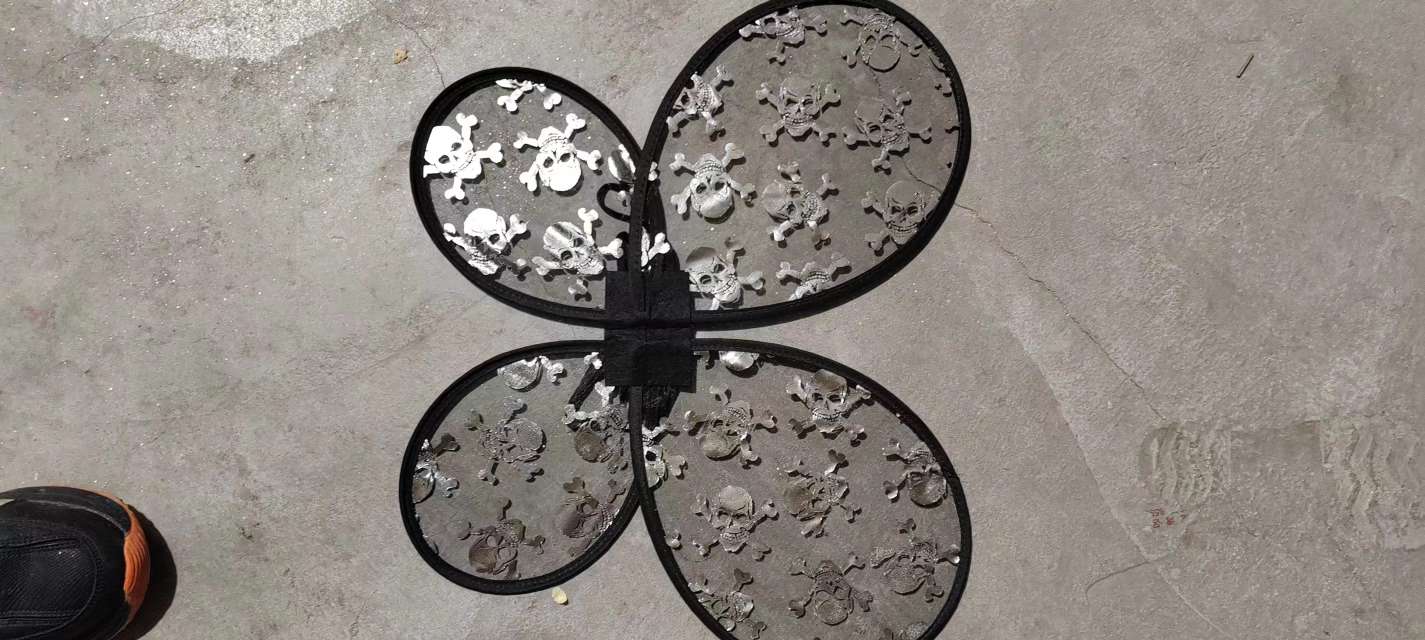 节日派对，翅膀，蝴蝶翅膀，印花翅膀，包边蝴蝶，节日产品，蝴蝶工艺品，万圣节翅膀，三叶草，精灵图