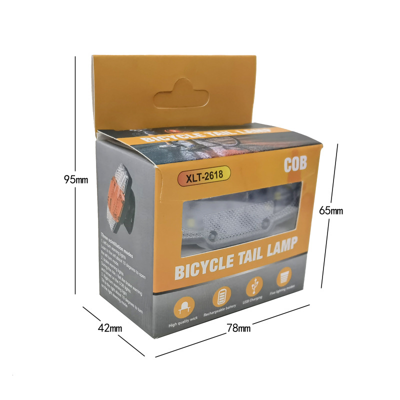 Xlt-2618 USB charging smart bicycle turn signal, brake taillight, bicycle gravity sensor, turn taillight, safety warning light Item Picture