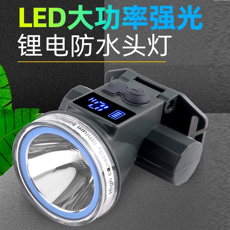 LED强光头灯户外头戴式露营灯466钓鱼灯自行车骑行灯头戴式工作灯矿灯长续航探照灯夜钓头灯详情1