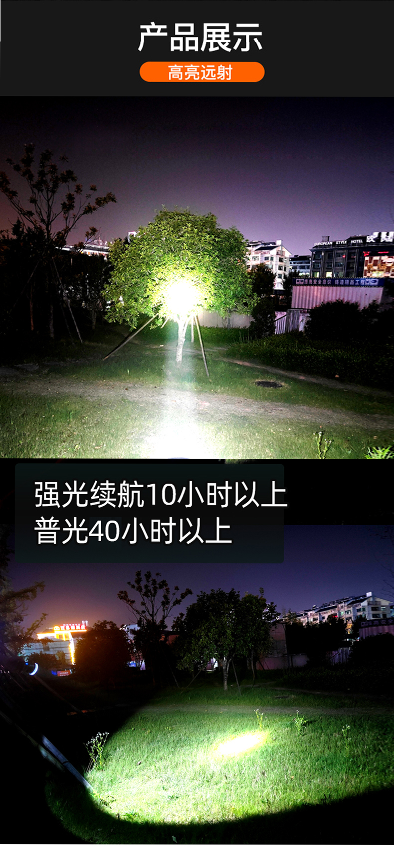 LED强光头灯户外头戴式露营灯466钓鱼灯自行车骑行灯头戴式工作灯矿灯长续航探照灯夜钓头灯详情7