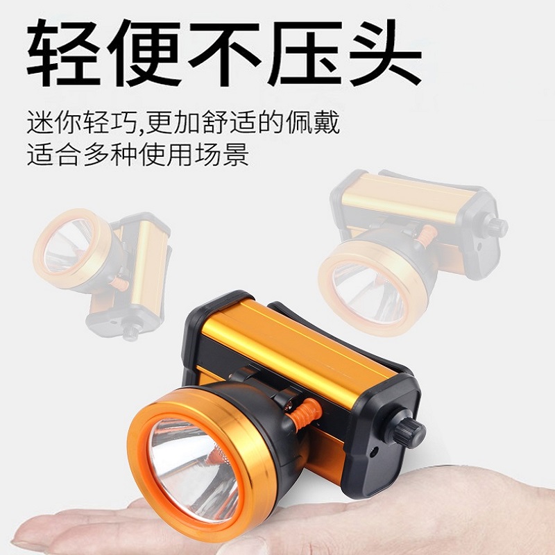 头灯、头戴式电筒实物图