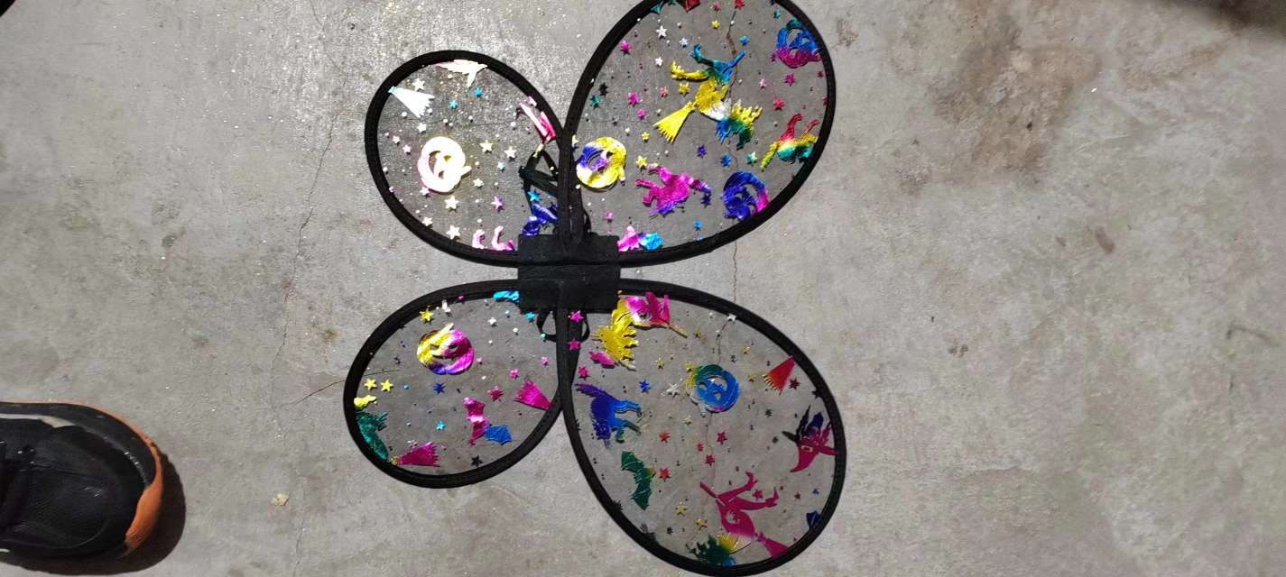 节日派对/翅膀/蝴蝶翅膀/印花翅膀/包边蝴蝶/节日产品/蝴蝶工艺品/万圣节翅膀/三叶草/精灵产品图