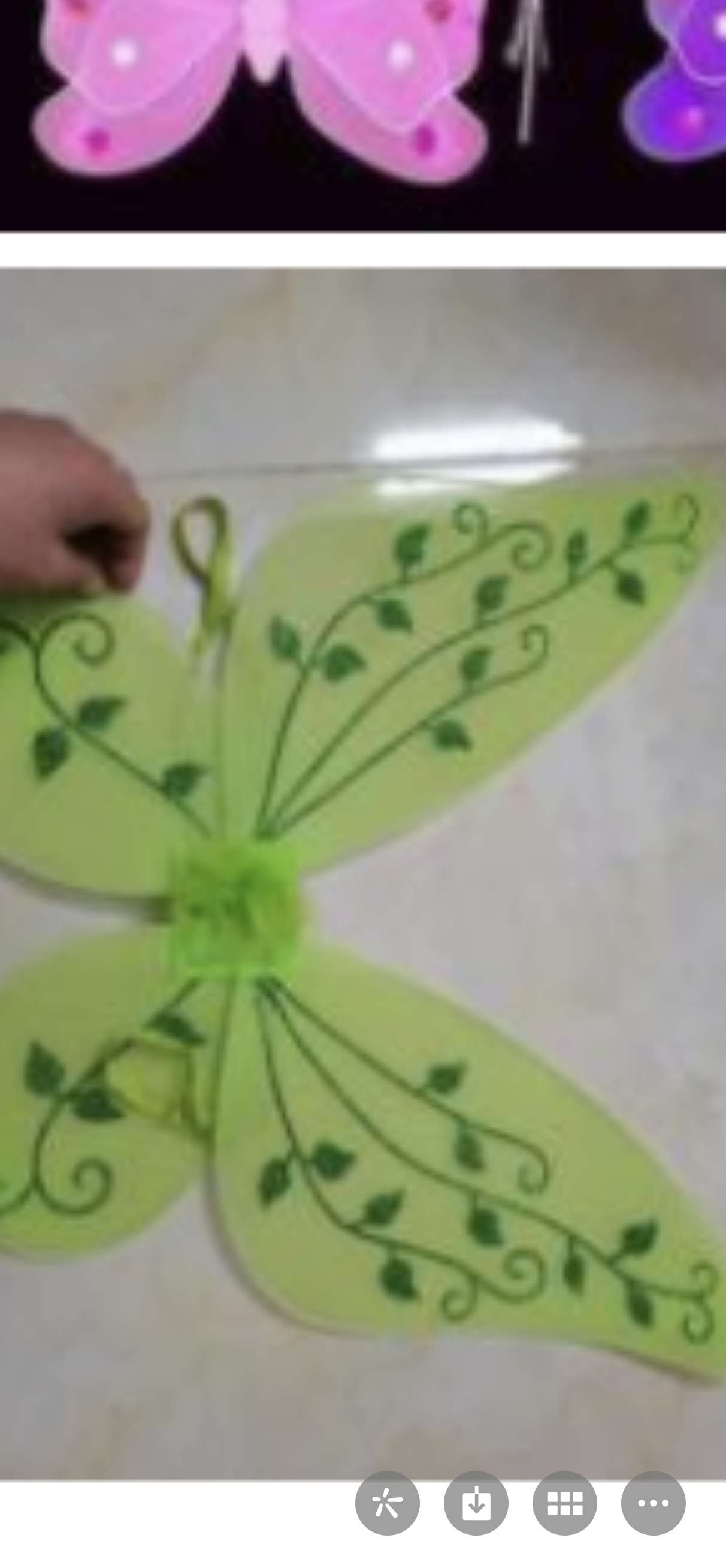 节日派对/蝴蝶翅膀/丝袜蝴蝶/蝴蝶工艺品/精灵翅膀/天使翅膀/羽毛翅膀/公主翅膀细节图