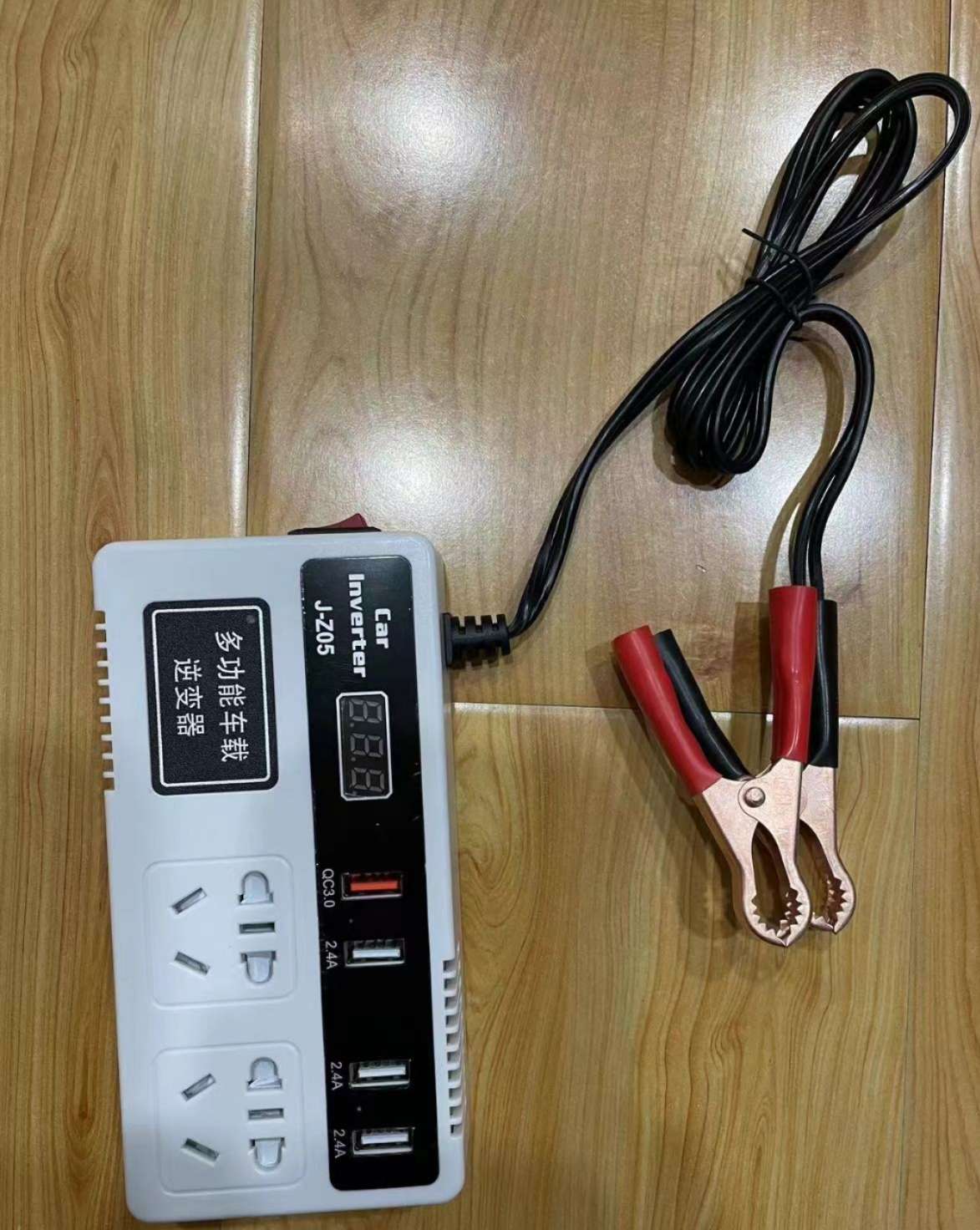 150W万能5孔高压逆变器12V/24V转220V/110 车载逆变器 太能逆变器，支持快充，适合大部分数码产品详情图6