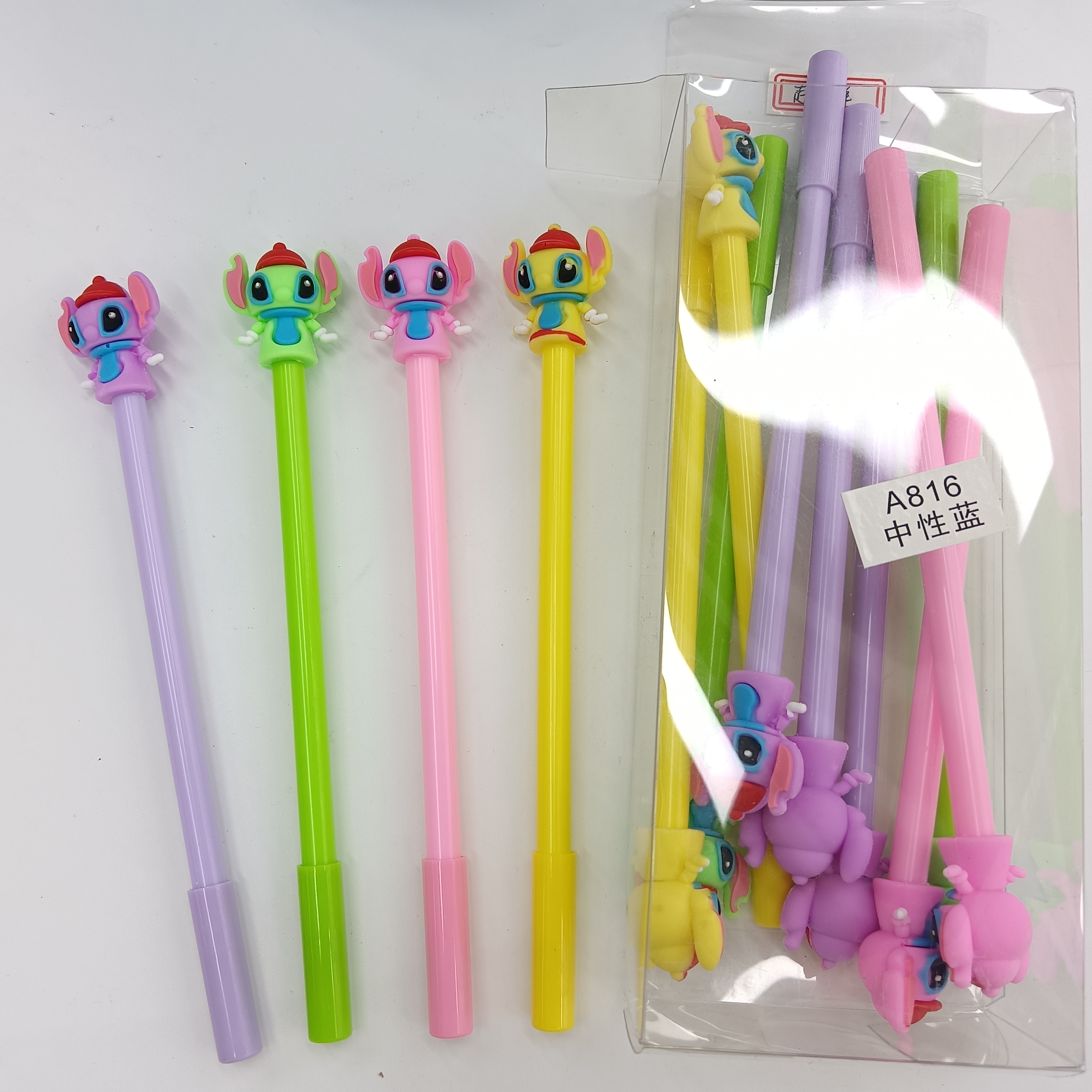 Student cartoon cute silicone three-dimensional tip gel pen