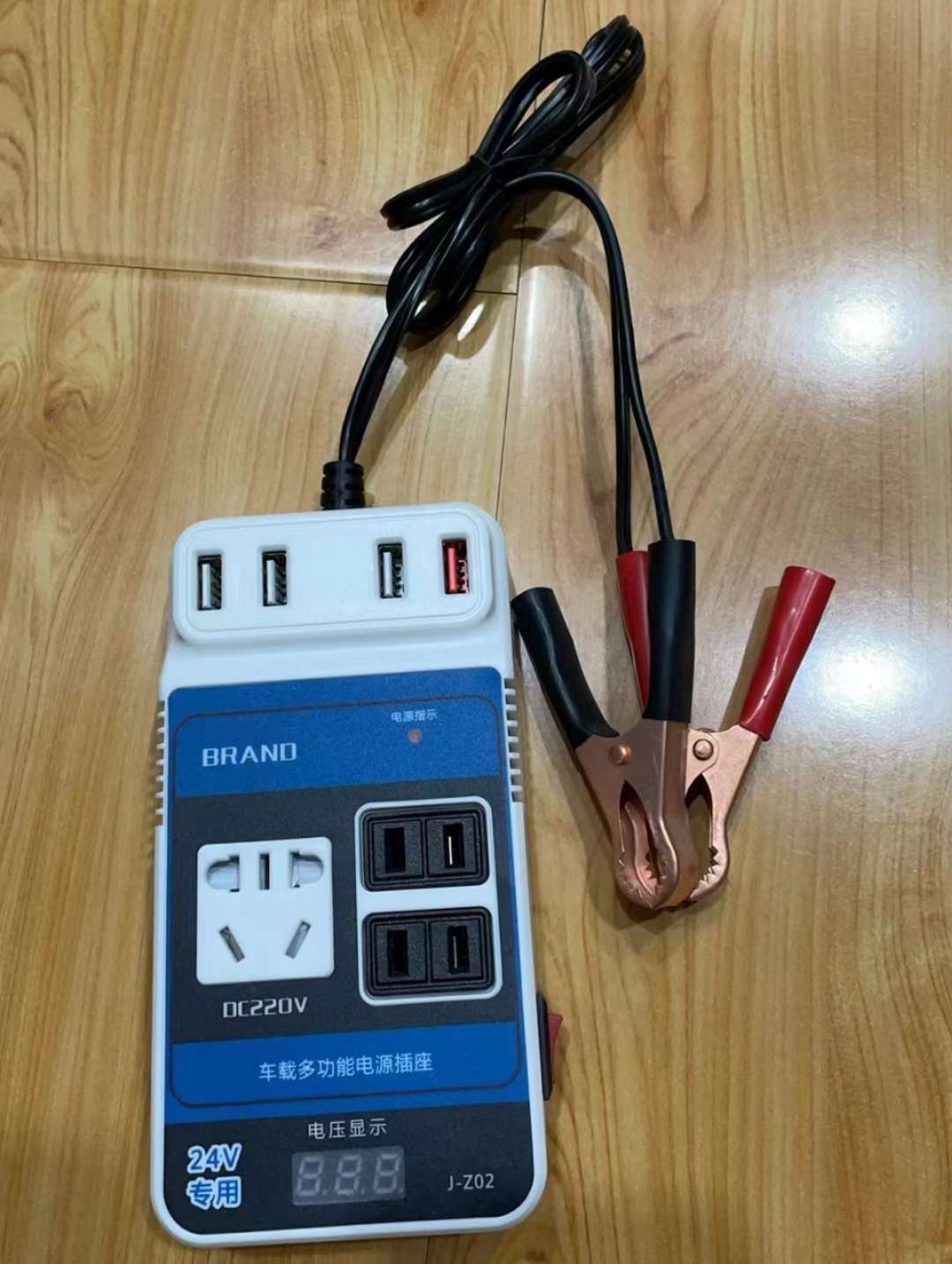 150W万能5孔高压逆变器12V/24V转220V/110 车载逆变器 太能逆变器，支持快充，适合大部分数码产品详情图5