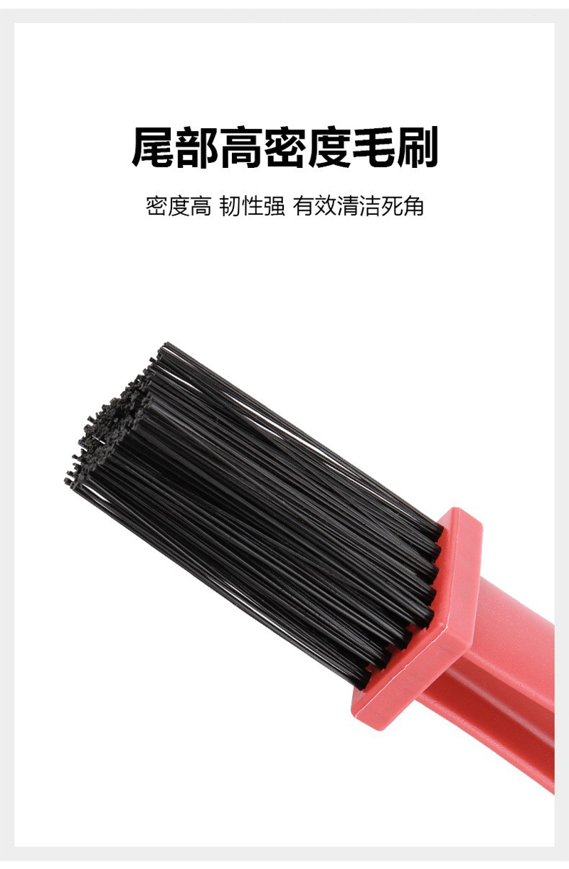 231018 Motorcycle Brush (detachable) Bicycle pin chain cleaning brush Bicycle Chain Brush Motorcycle Chain Brush Bristle Brush Plate cleaning Large Bristle brush pic 6