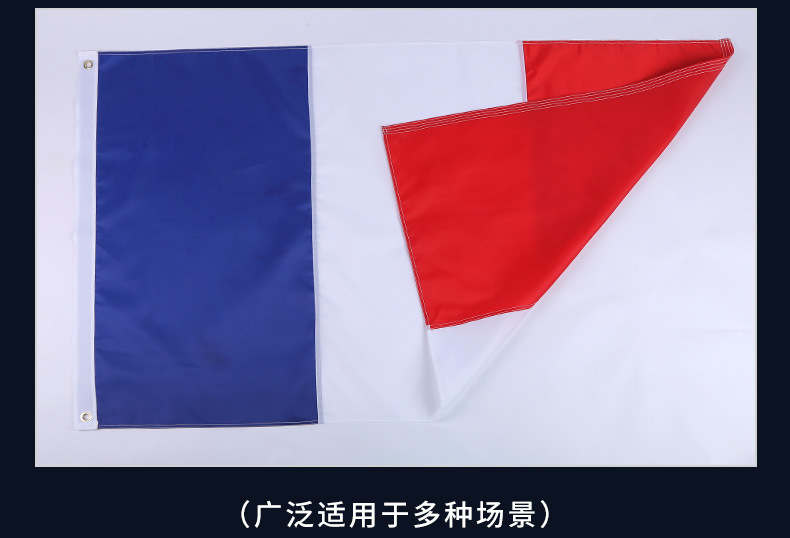 小嘟嘟XDSQ-JUST-FRA-1P跨境供应2024亚马逊eaby欧洲杯法国国旗90*150cm牛津布拼接旗帜详情13