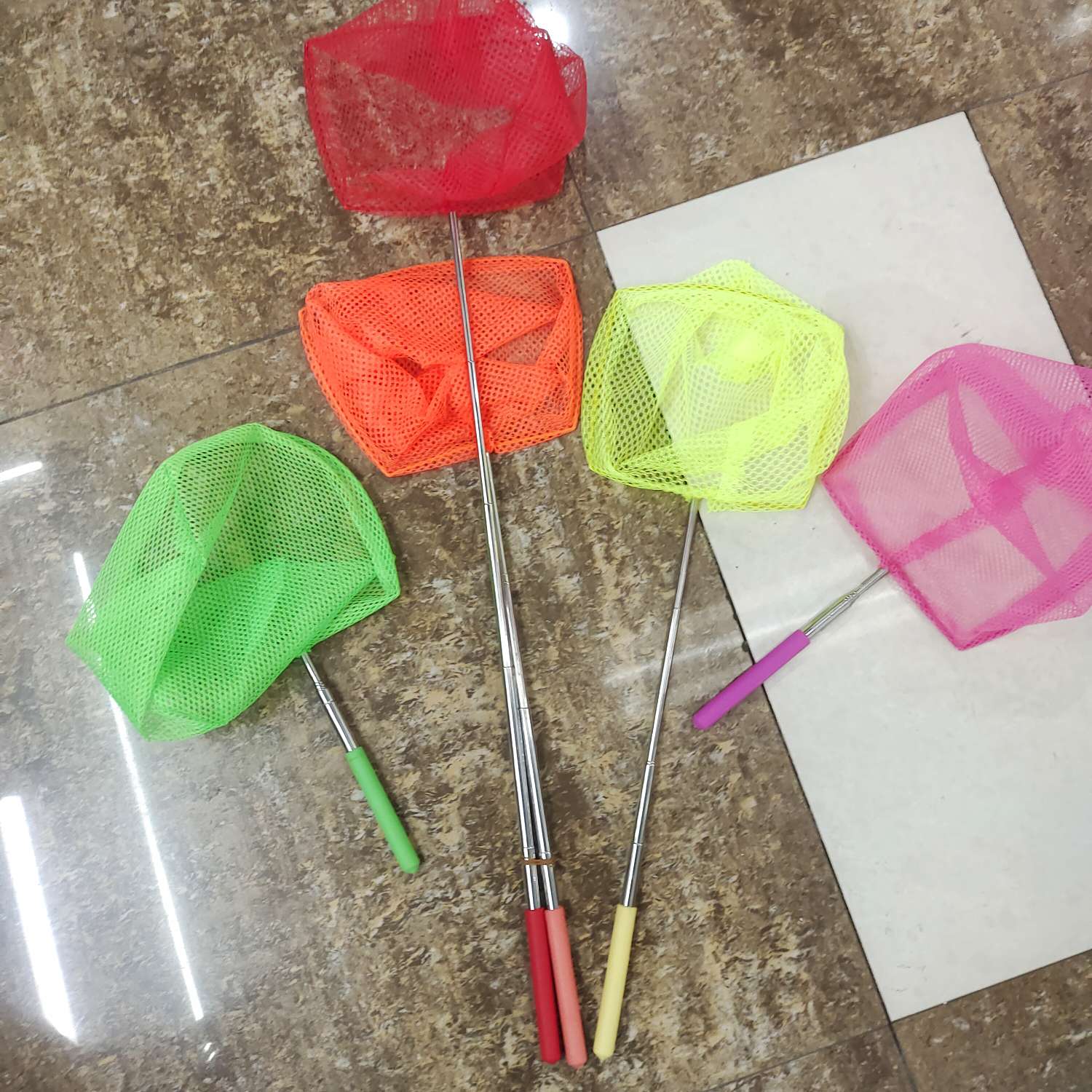 小抄网，蝴蝶网，昆虫网，不锈钢五节小抄网，竹杆小抄网产品图
