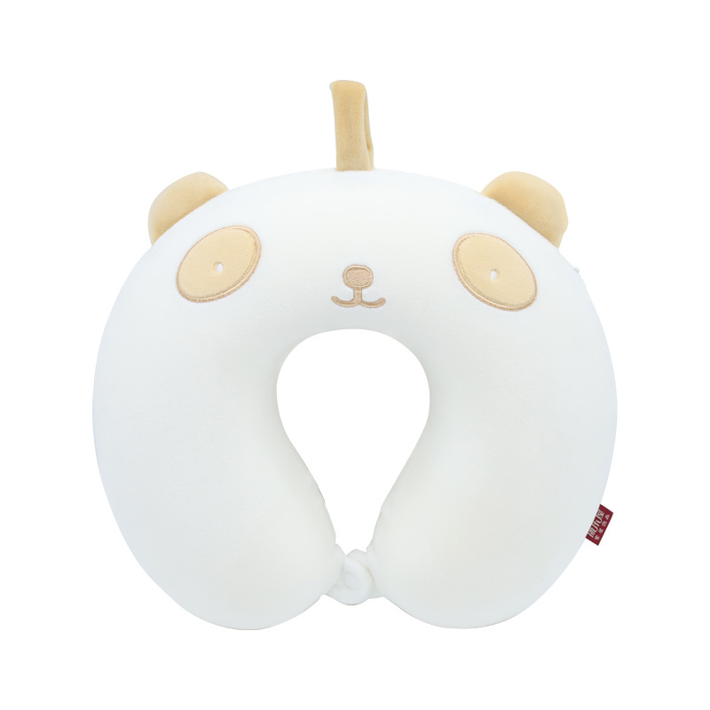 Dibujos animados animales lindo lento rebote espuma de memoria almohada en forma de u casa de recreación panda protector de cuello almohada de cuello de viaje pedido Item Picture