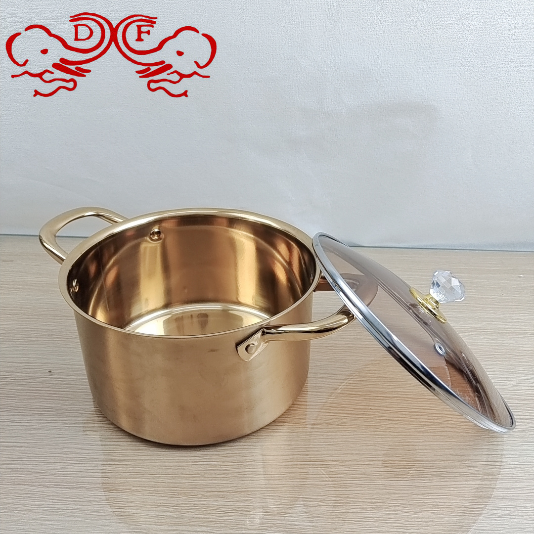 DF99214 Three-piece and multi-piece POTS for Africa and Southeast Asia, stainless steel soup POTS, kitchen and hotel supplies, DF TRADINGHOUSE Item Picture