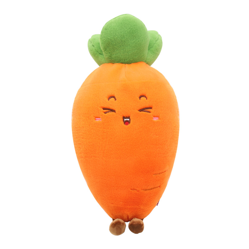 Cartoon and cute vegetable plant throw pillows, Kanglewu stuffed cotton plush toys, children's dolls, custom-made Item Picture