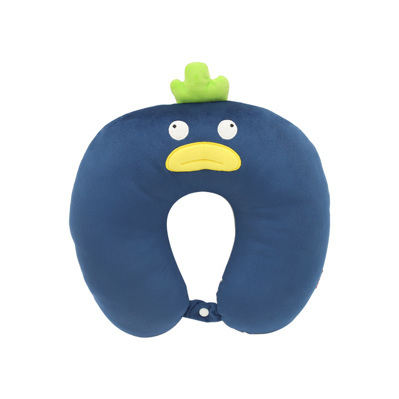 Customized cartoon animal cotton-filled U-shaped pillows from the manufacturer, Kangle House PP cotton-filled neck pillows, travel and business trip neck protection pillows order pic 8