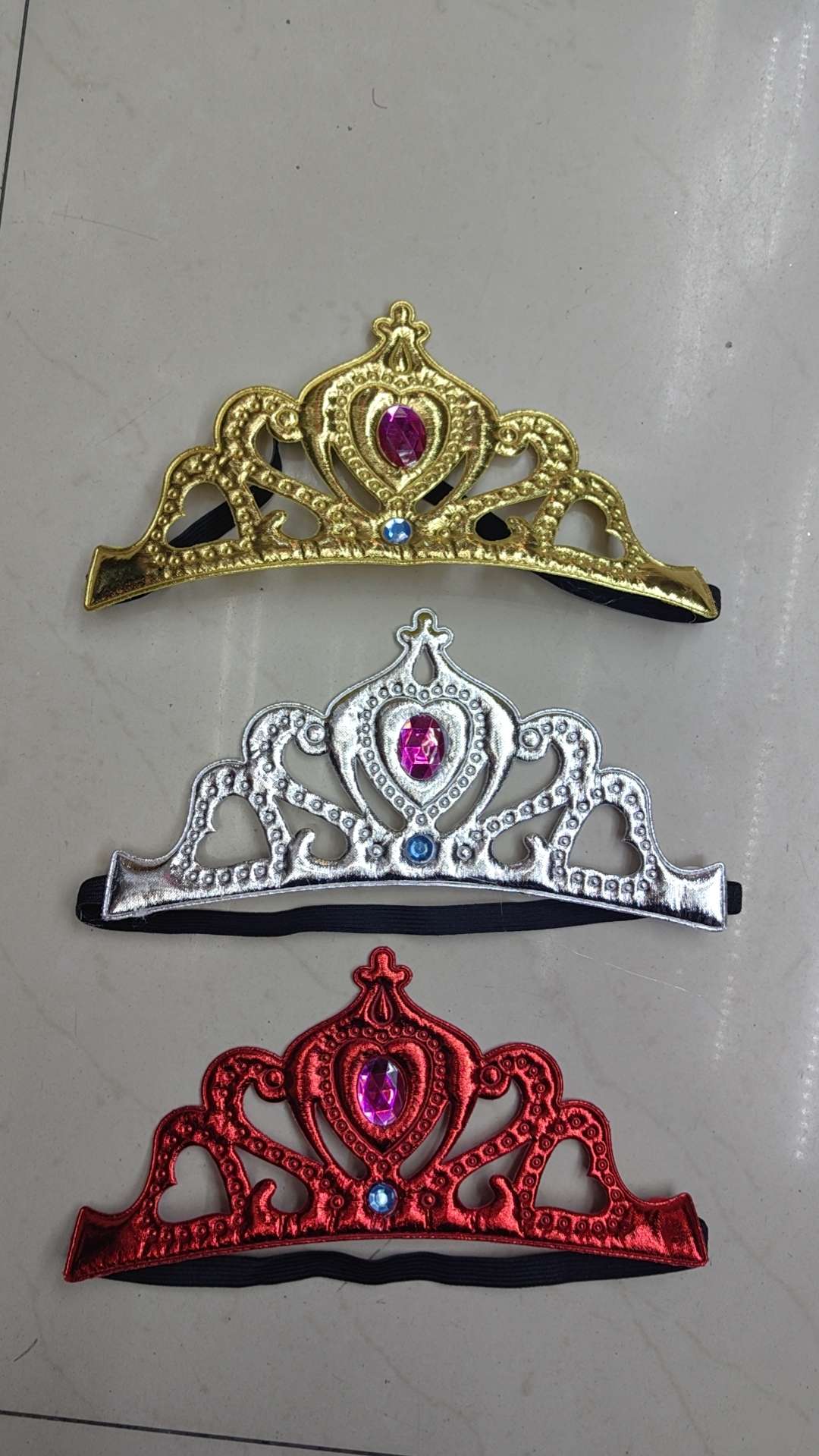 节日派对，皇冠松紧发箍，公主头饰，皇冠头饰，节日头饰，狂欢节