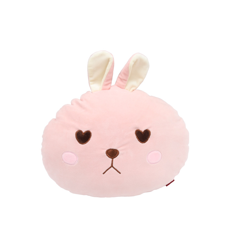 Dibujos animados animales lindos conejo almohada recreación casa relleno de algodón peluche juguete para niños muñeca bondadoso personalizado personalizado Item Picture