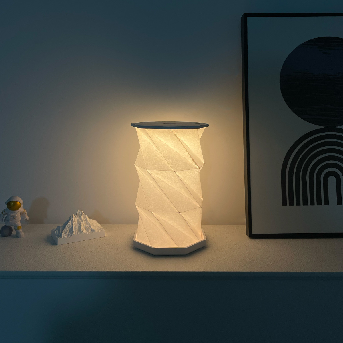 Creative New Year book lanterns, folding paper-cut lanterns, bedroom indoor bedside night lights, dining room book lanterns, Spring Festival atmosphere lanterns details Picture
