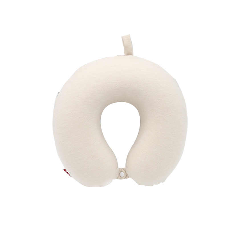 Memory foam U-shaped pillow, simple and modern solid color imitation cashmere travel neck pillow, Kanglewu. Order and order pic 9
