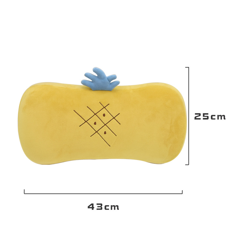卡通可爱水果腰靠 康乐屋记忆棉靠枕 汽车床上办公护腰枕定制订做详情6