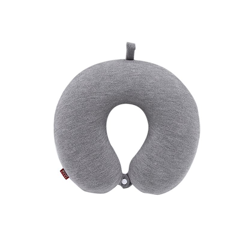 Memory foam U-shaped pillow, simple and modern solid color imitation cashmere travel neck pillow, Kanglewu. Order and order pic 8