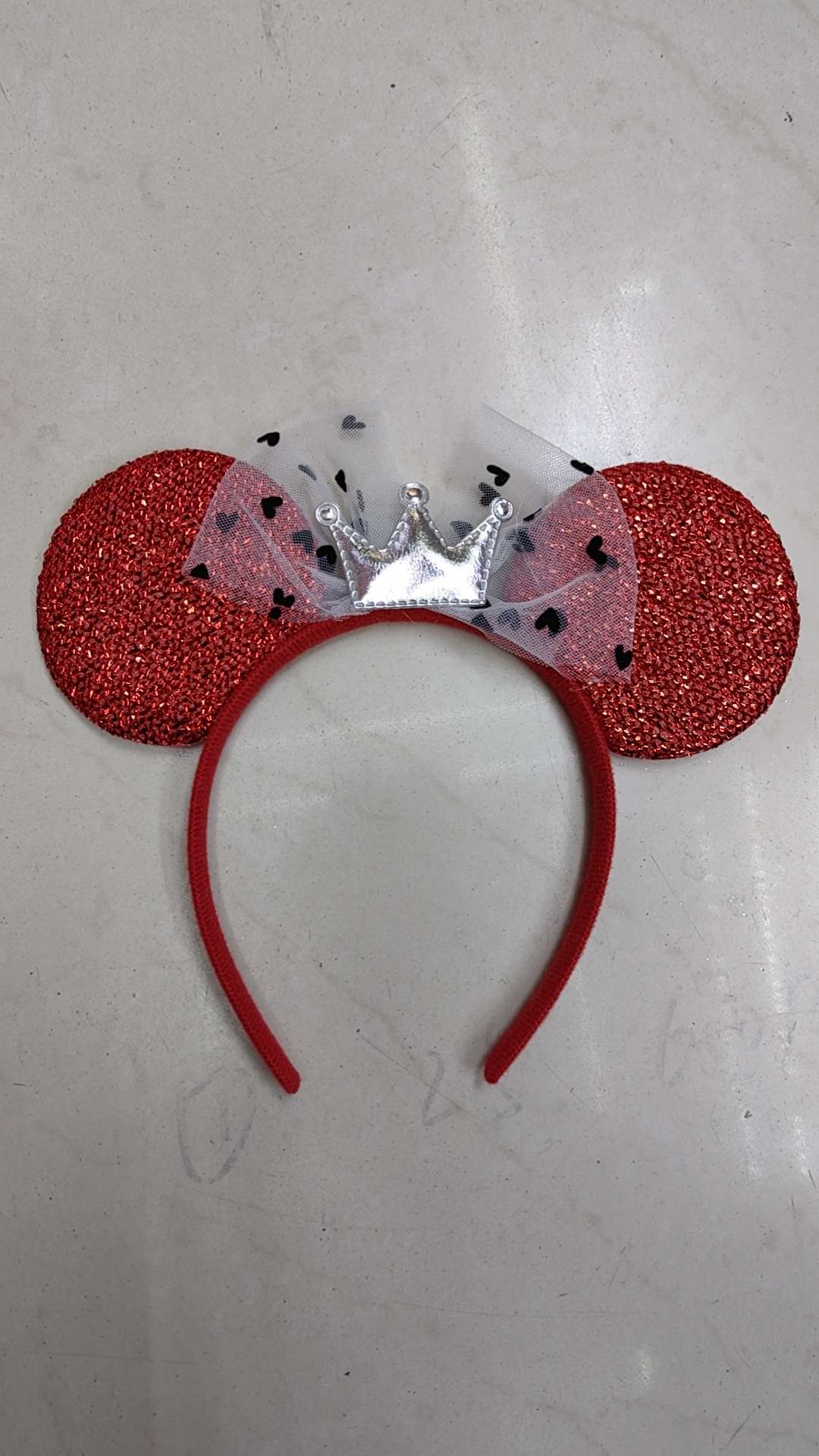 节日派对/蜜蜂甲虫发箍/仙女棒/皇冠/米奇头扣/节日发箍/工艺品/头饰/点钻皇冠/派对头饰白底实物图