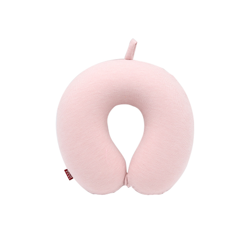 Memory foam U-shaped pillow, simple and modern solid color imitation cashmere travel neck pillow, Kanglewu. Order and order Item Picture