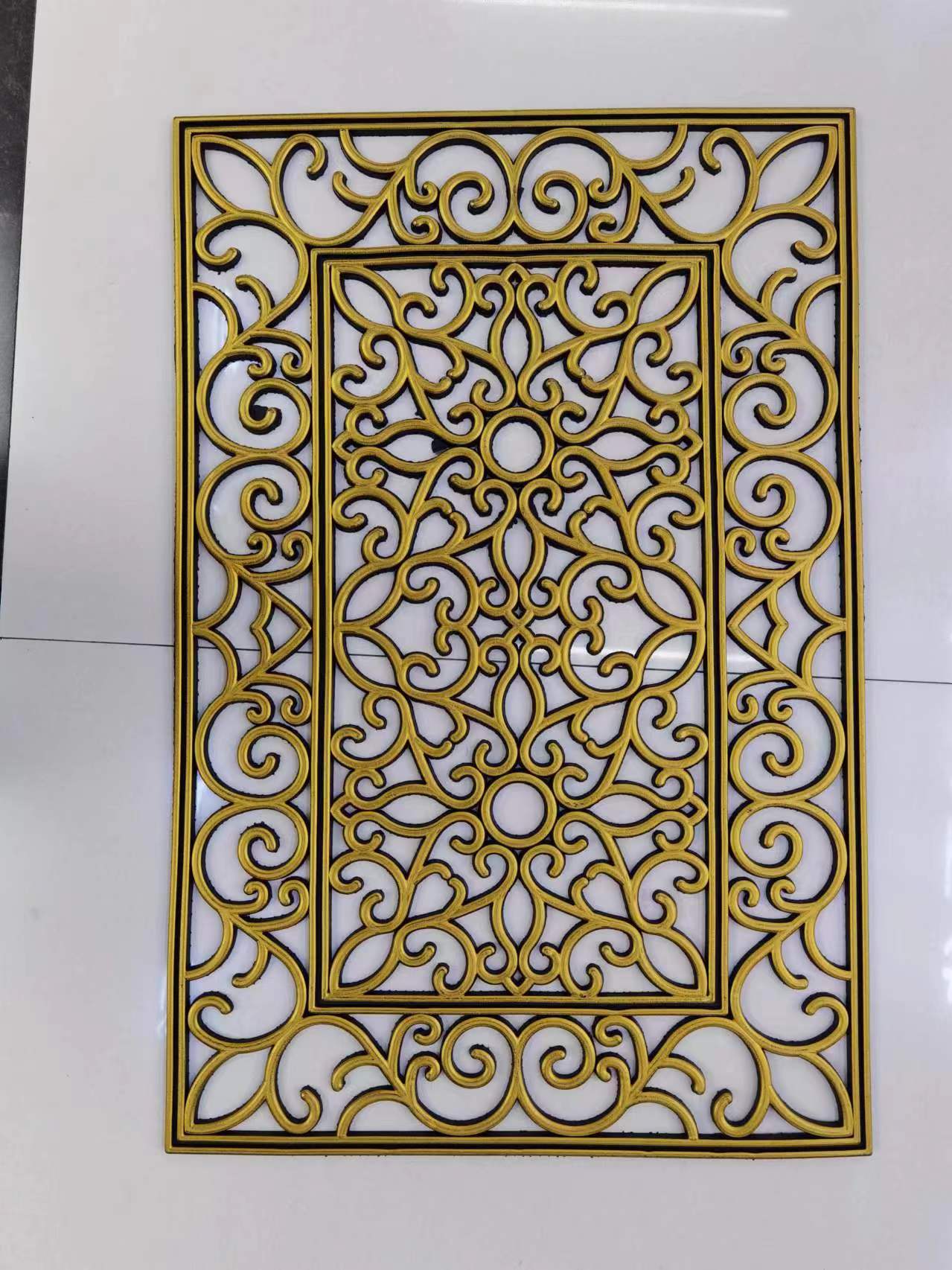 New PVC perforated injection-molded mat, anti-slip mat, door mat, floor mat, bathroom mat, indoor mat, 40*60cm floor mat, kitchen and bathroom floor mat details Picture
