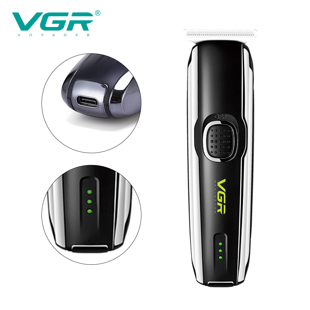VGR020 Cross-border e-commerce USB rechargeable hair clipper, wholesale for shaving heads and hair clippers in foreign trade details Picture