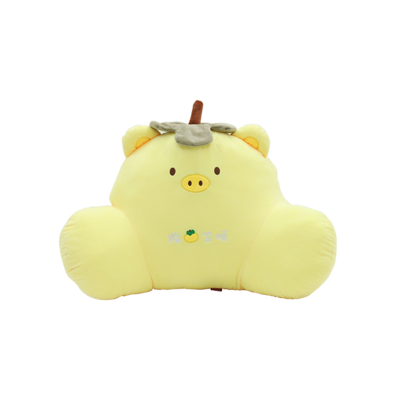 卡通可爱动物靠枕 康乐屋充棉腰靠抱枕 沙发床上腰靠定制订做详情8