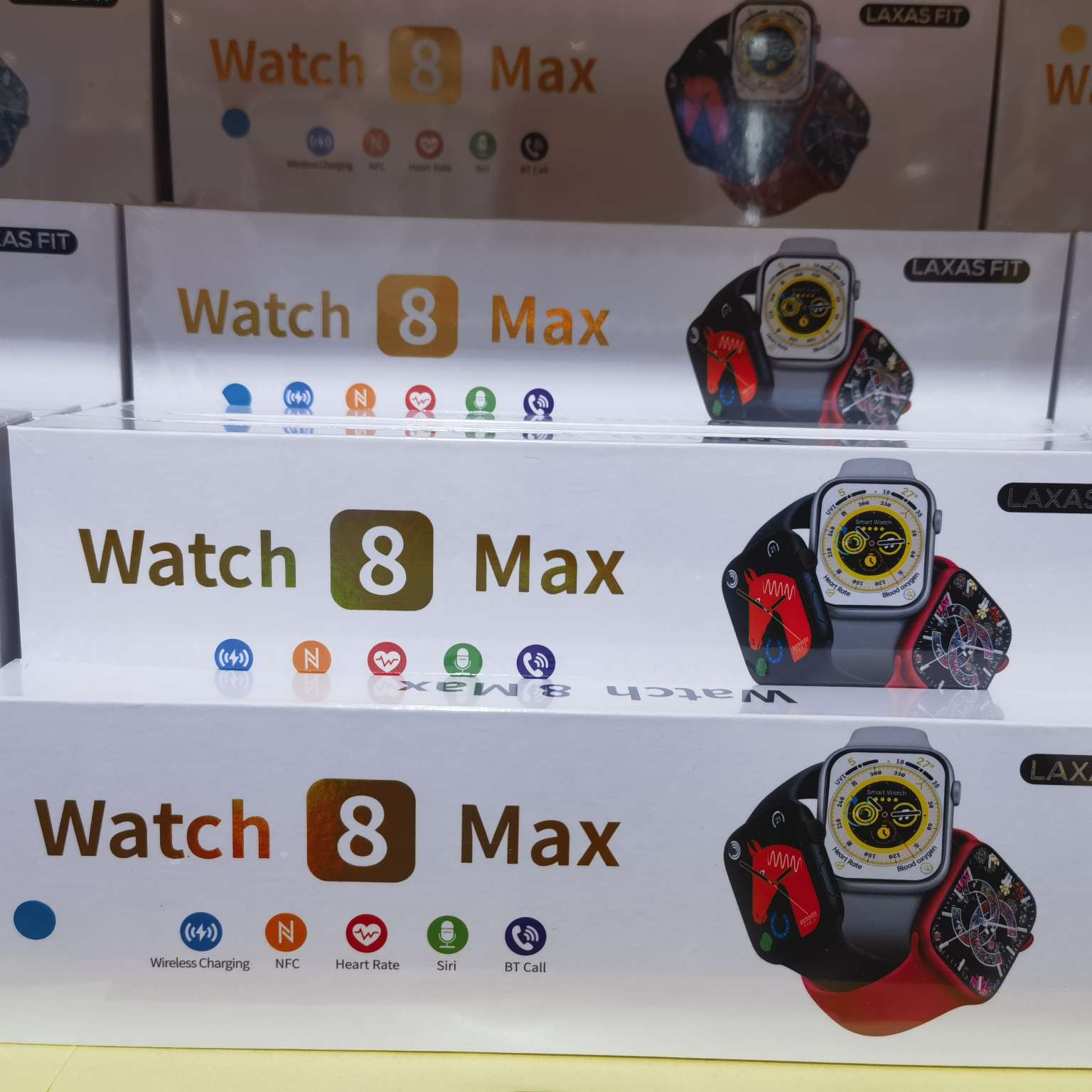 跨境新款Watch8 Max智能手表蓝牙通话NFC无线充h华强北S8工厂直销详情图1