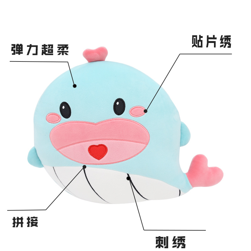Customized cute cartoon animal throw pillows, Kanglewu dolls, plush toys, and dolls from the manufacturer details Picture