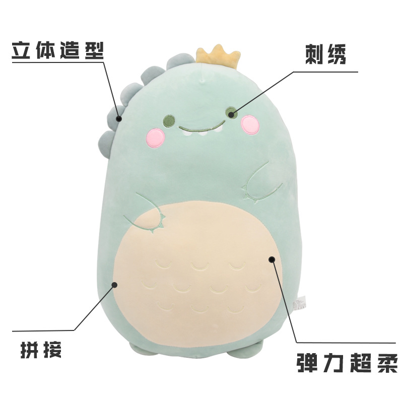 Cute cartoon animal throw pillows, Kanglewu plush toys, custom-made dolls details Picture