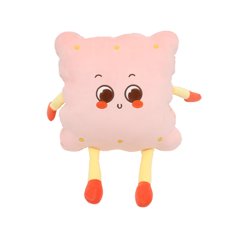 Customized cartoon cute throw pillows from the manufacturer, custom-made plush toys from Kanglewu, cotton-filled winter warm and hand-warming covers for order Item Picture