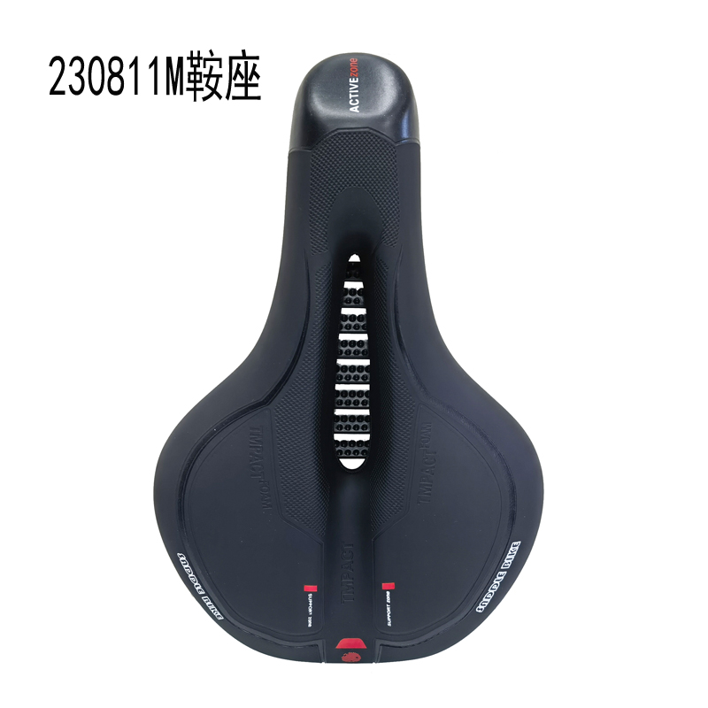 电动自行车车座/自行车配件/脚踏车儿童户外/黑色PVC/自行车灯配件产品图