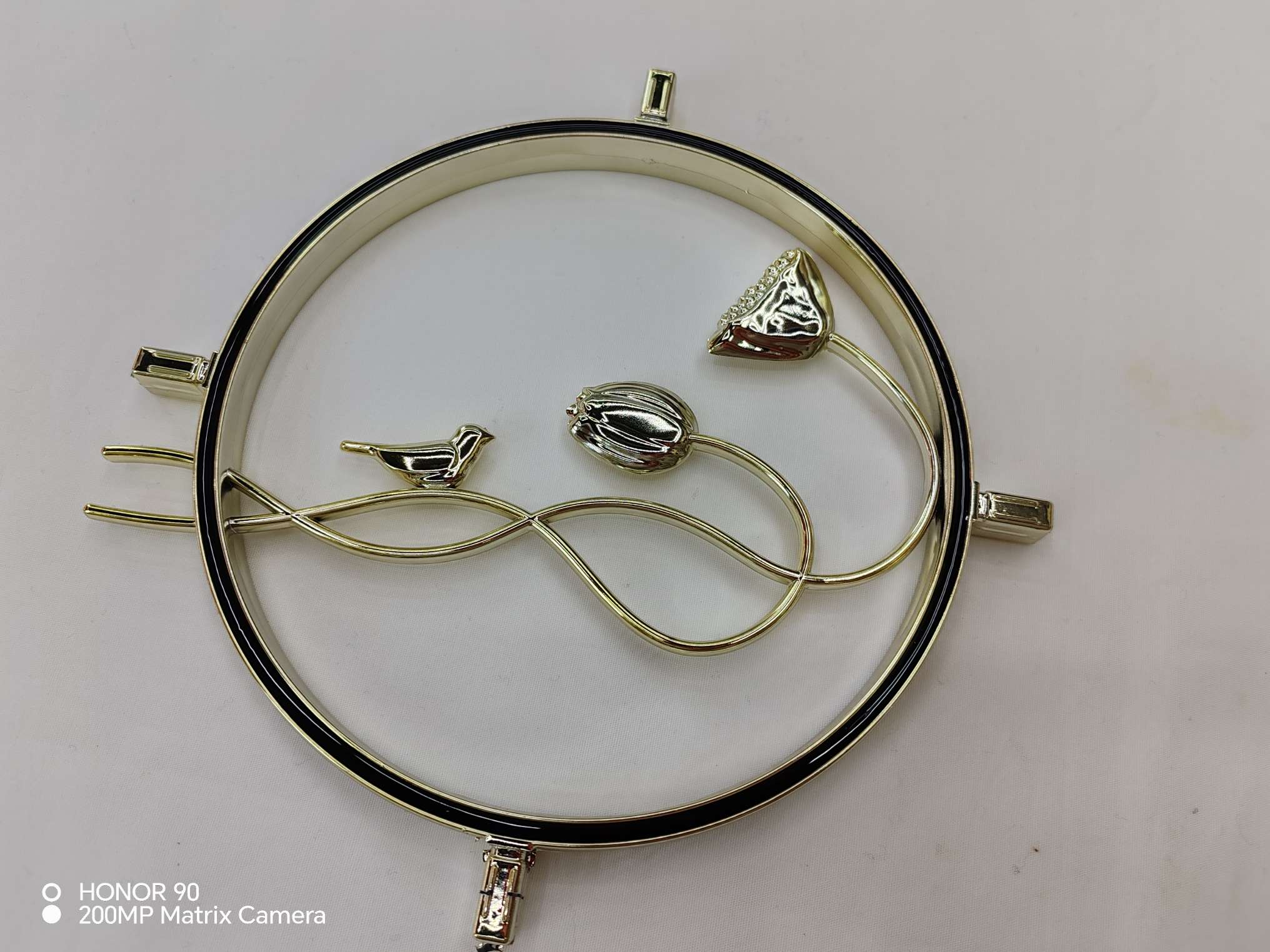 门花 塑料花  中空窗花详情图2