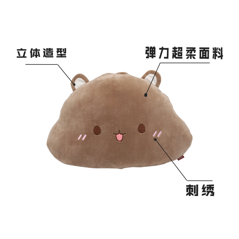 Customized cartoon cute animal rabbit throw pillows, Kanglewu cotton stuffed plush toys, children's dolls and figurines from the manufacturer details Picture