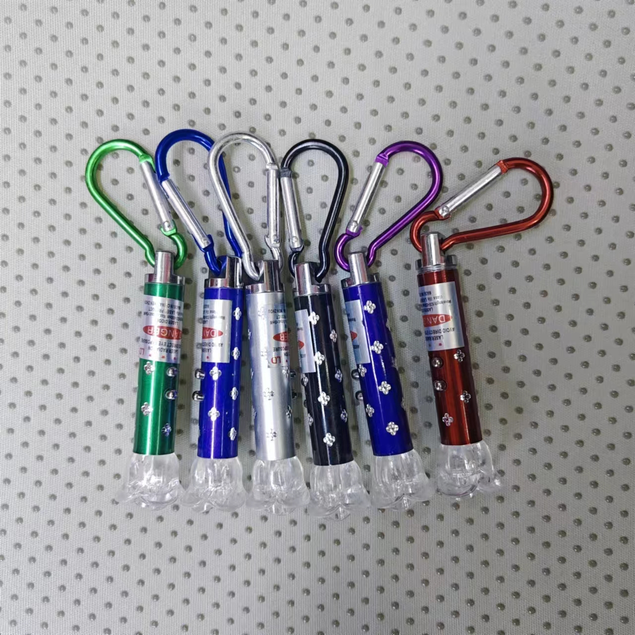 Factory direct sales of laser lights, laser lamps, rose double-flashing lights and infrared aluminum buckle flashlights pic 2