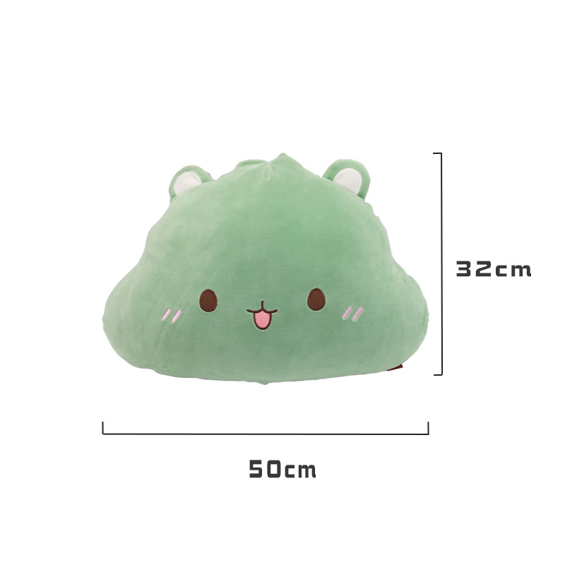 Customized cartoon cute animal rabbit throw pillows, Kanglewu cotton stuffed plush toys, children's dolls and figurines from the manufacturer Specification image
