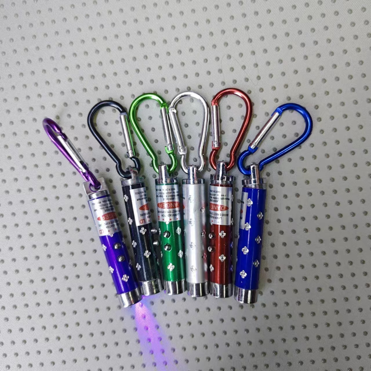 Wholesale of banknote detector lights, laser beams, flashlights, plum blossom poles, flat heads, three-in-one led, practical gifts, 5-yuan store, manufacturer wholesale details Picture