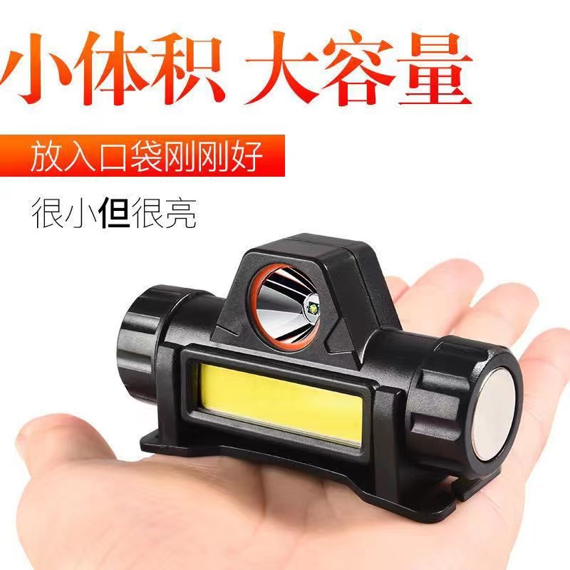 Head-mounted strong headlight, USB charging fishing light, outdoor multi-functional headlight, work light, night running and cycling headlight, outdoor waterproof searchlight, emergency repair light, portable 101 headlight Application Scenario